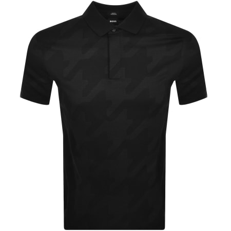 BOSS C Parlay 209 Mercerised Polo T Shirt Black | Mainline Menswear United  States